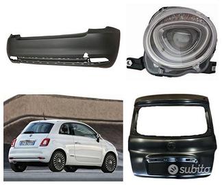Fiat 500 paraurti musata airbag paraurti fanale 15
