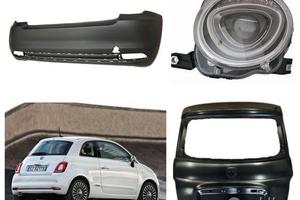 Fiat 500 paraurti musata airbag paraurti fanale 15