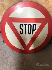 Cartello stradale vintage