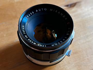 Miranda E 50mm f1:1.8, revisionato da F.lli Rossi