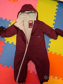 Tuta sci + muffole baby bimba  Wedze