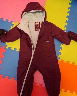 Tuta sci + muffole baby bimba  Wedze