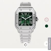 Cartier santos verde