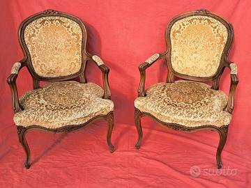 Poltrone Luigi XV "CABRIOLET"