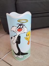 lampada abat jour bambini Gatto Silvestro e Titti