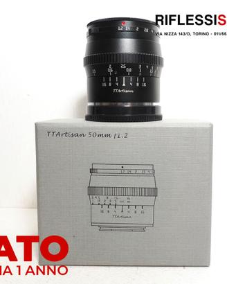 USATO TTARTISAN 50MM F/1.2 PER SONY E-MOUNT