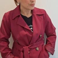 Trench Borgogna leggero