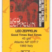 Card n. 39 allegata alla Rivista Raro-Led Zeppelin