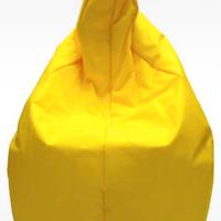 Poltrona sacco pouf giallo