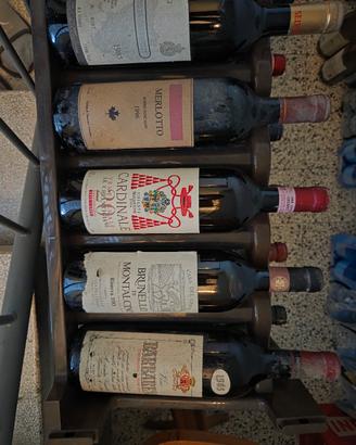 Bottiglie di vino d'epoca  da collezione 