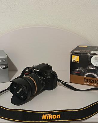 Fotocamera Nikon D5200 + Tamron 18-270mmm