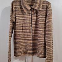 maglione vintage made Italy sfumature marroni 