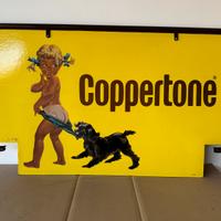 Insegna coppertone pubblicità vintage