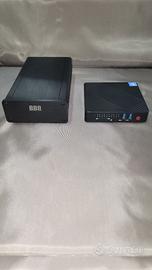 Mini PC fanless più alimentatore per musica