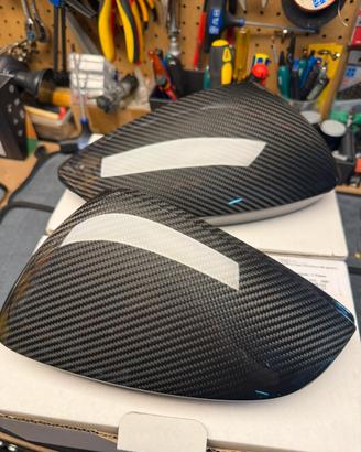 Calotte specchietti A3 8Y CARBONIO ORIGINALI