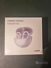 CUFFIE HONOR CHOICE EARBUDS CLIP PURPLE