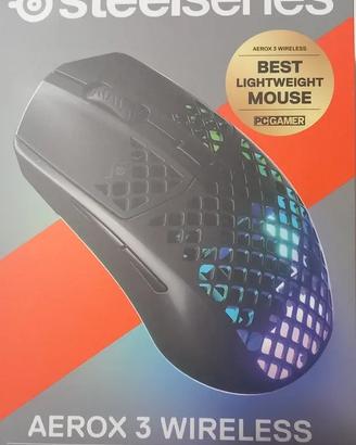 mouse gaming nuovo Steelseries Aerox 3 Wireless