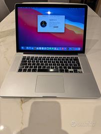 MacBook Pro 15" Retina 16GB 512GB SSD mid 2014