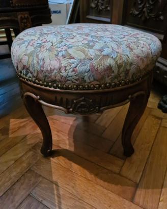 pouf base legno