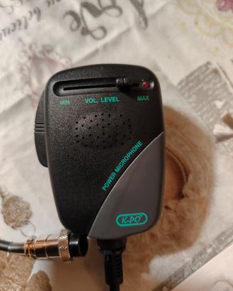 Microfono preamplificato CB radio