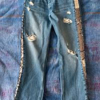 Jeans con paillettes