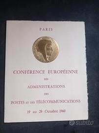 LIBRETTO  FILATELICO  CELEBRATIVO  (FRANCIA)  1960