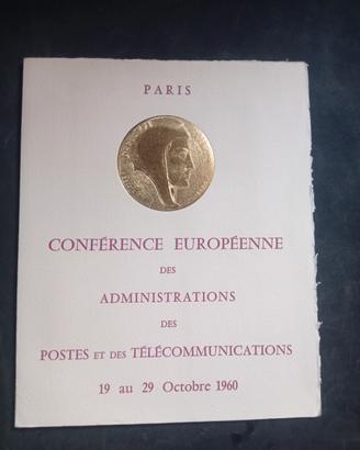 LIBRETTO  FILATELICO  CELEBRATIVO  (FRANCIA)  1960