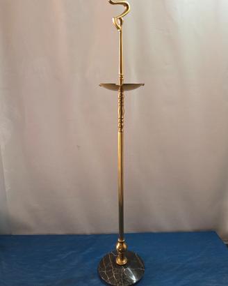 Antico Posacenere  da Terra in Ottone Arte Decò 