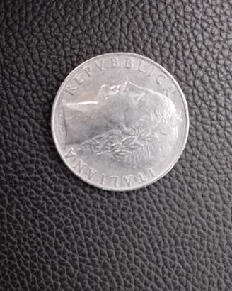 Moneta 100 lira Italiana Dea Minerva 1957 rara