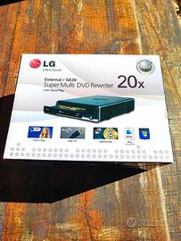 LG External GE20 Super multi DVD Rewriter 20x  Com