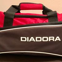 Borsa sportiva NUOVA Diadora rosso/marrone