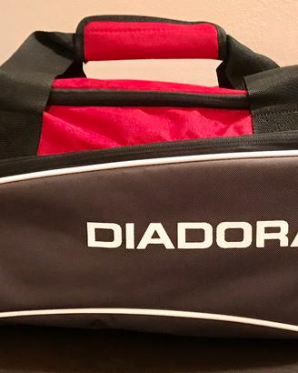 Borsa sportiva NUOVA Diadora rosso/marrone