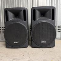 Coppia casse amplificate  12”