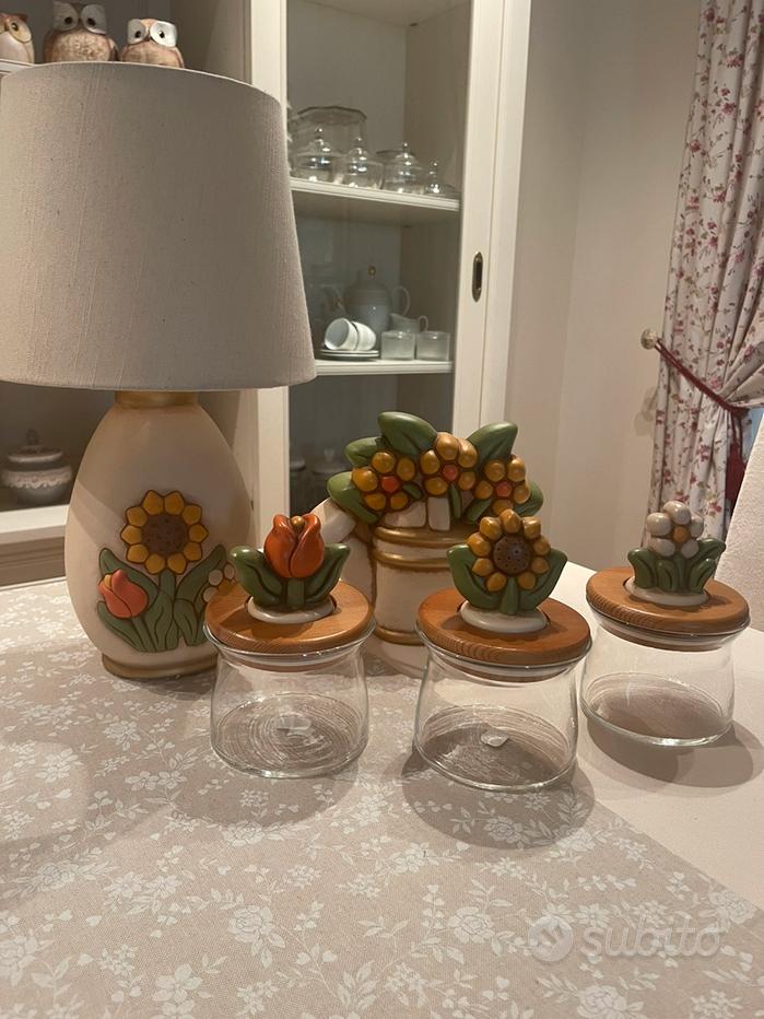 Umidificatore Elegance THUN A Forma Di Girasole - In Ceramica Per Ambiente - Idea Regalo