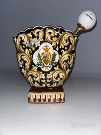 elegante vaso in ceramica di San Marino - golf