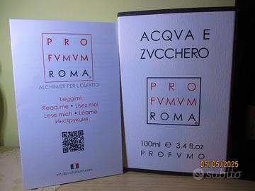 PROFUMUM ROMA ACQUA E ZUCCHERO 100 ml