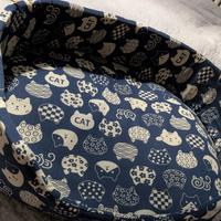 Cuccia cani o gatti di tessuto lavabile 