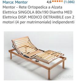 Rete elettrica singola Mentor 80x190 – funzionante