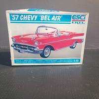 Modellino da montare di una Chevy bel air del 57