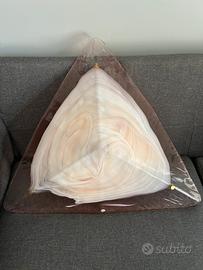 Lampadario in vetro La murrina originale triangolo