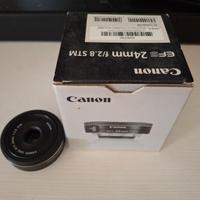 Obiettivo Canon pancake 24mm f/2.8 STM