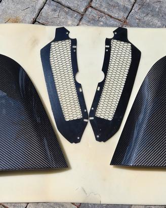 Audi R8 Sideblades Carbonio LMS Alargati