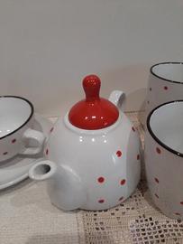 Set tazze con teiera