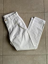 Pantaloni bianchi zara