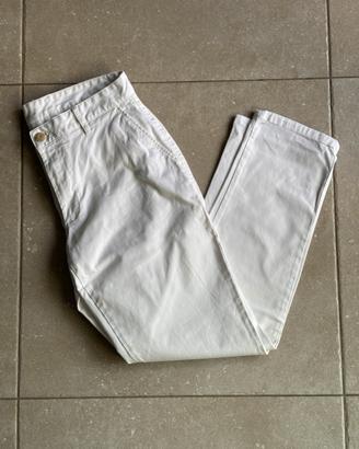Pantaloni bianchi zara
