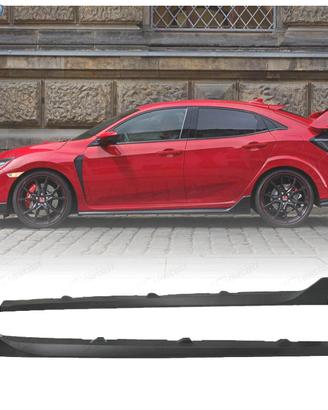 MINNIGONE LATERALI HONDA CIVIC 16-20 LOOK TYPE R