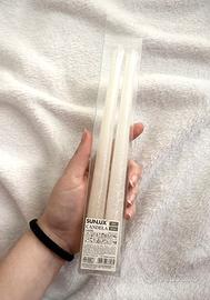 Set 2 Candele Bianche 25cm Nuove