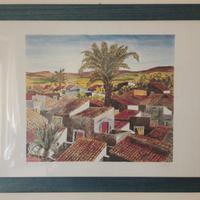 Renzo Meschis , paesaggio Siciliano