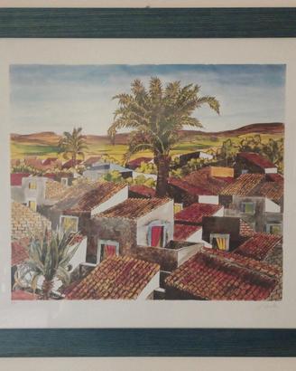 Renzo Meschis , paesaggio Siciliano