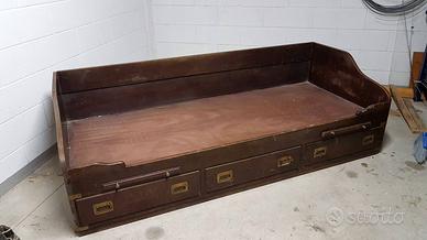 LETTO LEGNO STILE MARINA MARINARO NAUTICA